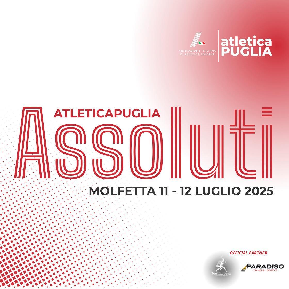 L'amatori Atletica Acquaviva a gli Assoluti Puglia 2025