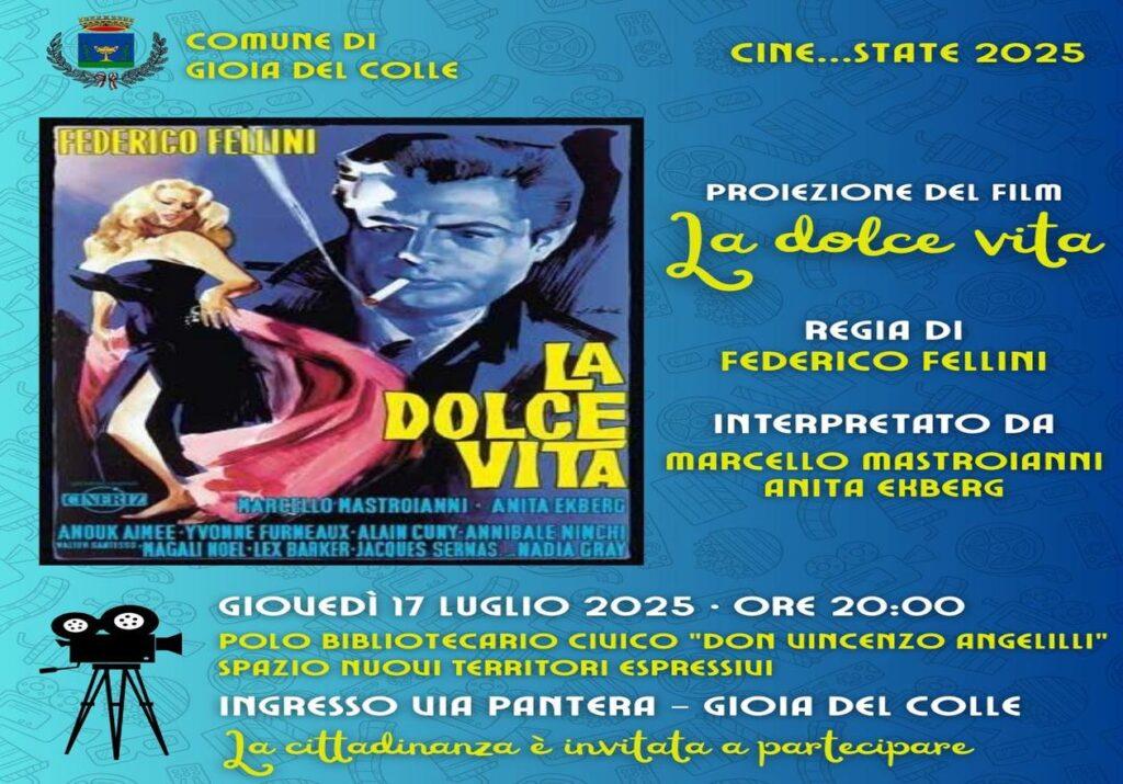 Eventi culturali in biblioteca a Gioia del Colle spazio all'aperto