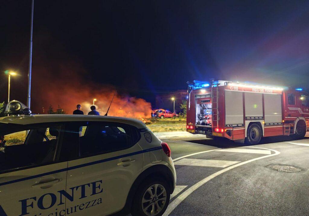 Incendio ad Acquaviva delle Fonti ex zona 167