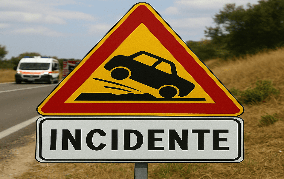 Auto ribaltata tra Sannicandro di Bari e Cassano delle Murge – intervento dei soccorsi