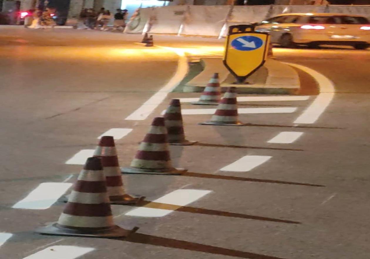 rifacimento della segnaletica orizzontale ad Acquaviva delle Fonti