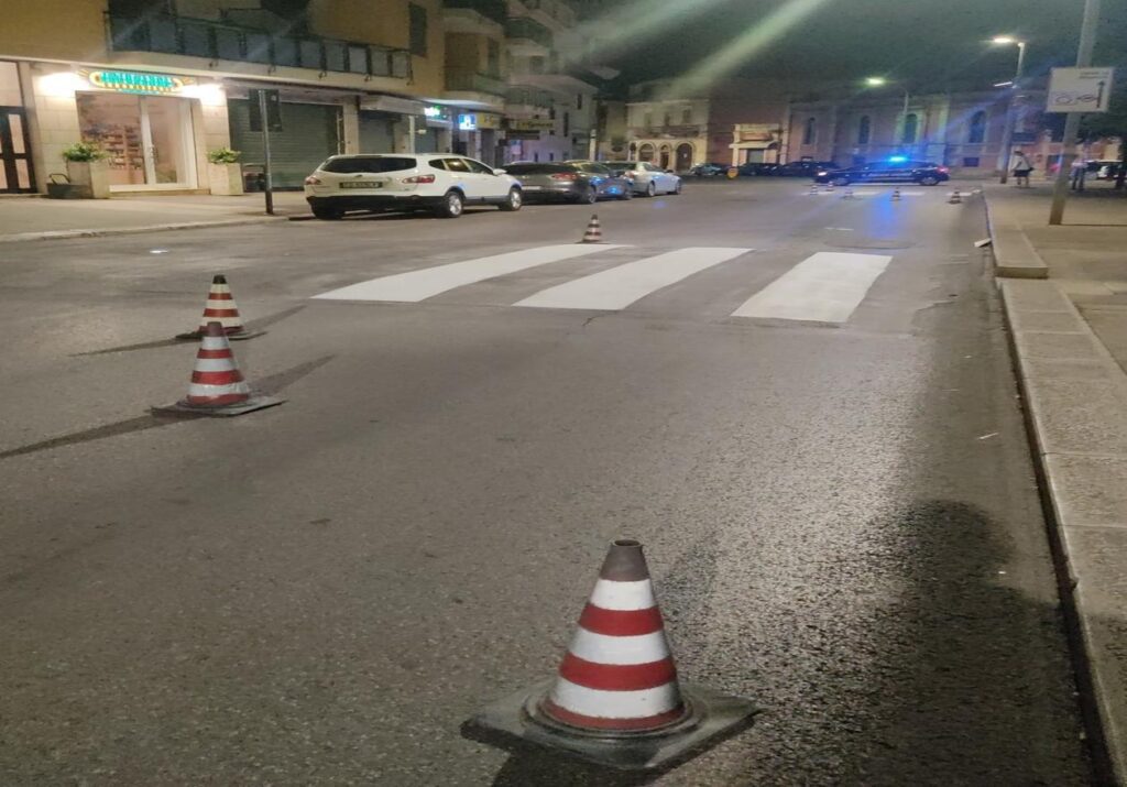 rifacimento della segnaletica orizzontale ad Acquaviva delle Fonti