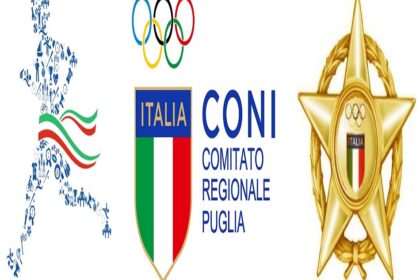 Logo CONI Puglia cerimonia Benemerenze CONI Puglia Acquaviva