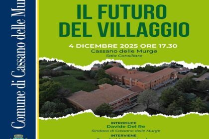 Locandina Percorso Partecipato Nuovo Villaggio del Fanciullo Cassano delle Murge