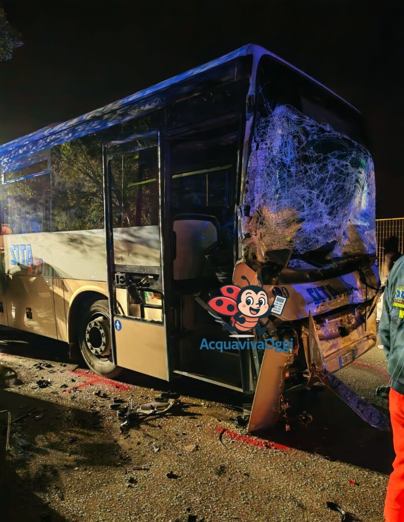 2 giovani morti nell’incidente Acquaviva-Adelfia: tragedia shock con pullman Sita