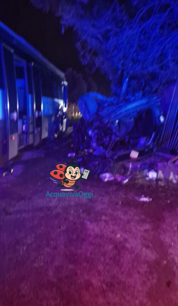 2 giovani morti nell’incidente Acquaviva-Adelfia: tragedia shock con pullman Sita