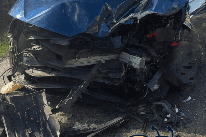 Incidente Acquaviva Santeramo auto danneggiata strada provinciale