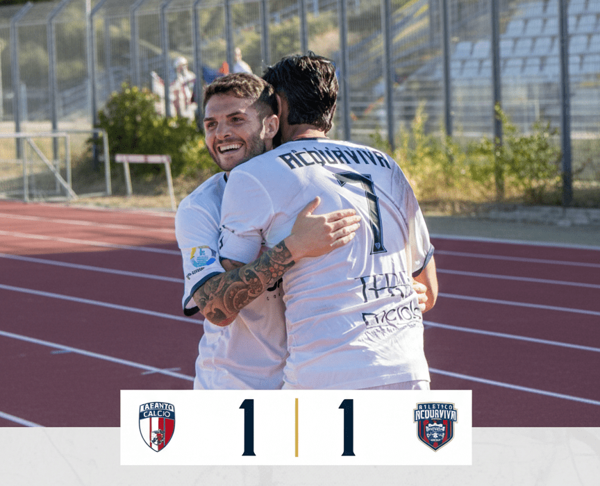 L'Atletico Acquaviva conquista un punto d'oro al "Nino Dimitri" contro il Taranto