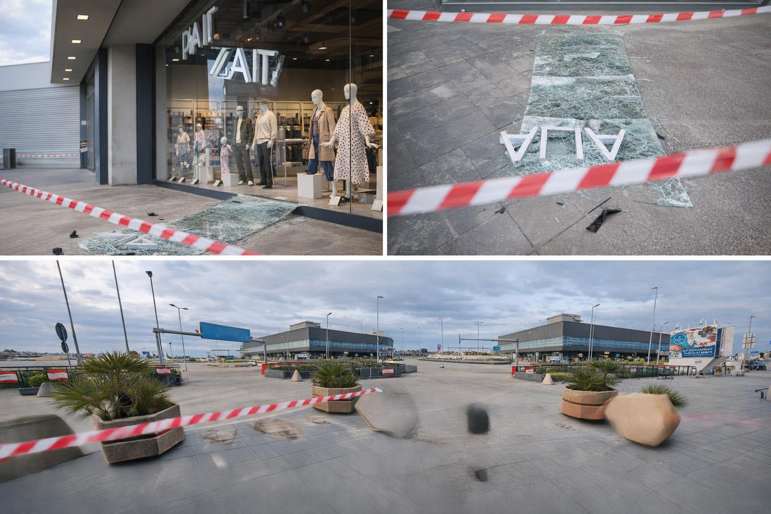 spaccata all'alba: la banda colpisce il centro commerciale Santa Caterina