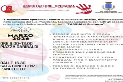 Locandina Pasqua di Speranza Acquaviva delle Fonti 29 marzo 2026.