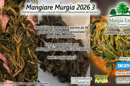 Escursione Mangiare Murgia 2026 tra raccolta di erbe spontanee e tradizioni del territorio murgiano