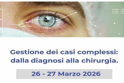 Chirurgia oculare avanzata durante il corso di oftalmologia Miulli ad Acquaviva delle Fonti.