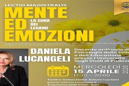 Daniela Lucangeli ad Acquaviva delle Fonti