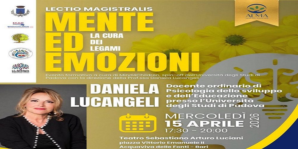 Daniela Lucangeli ad Acquaviva delle Fonti