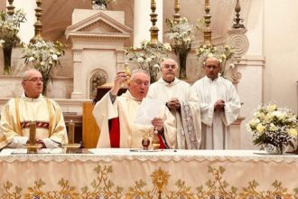 Celebrazione del 47° anniversario di sacerdozio di Don Peppino Pietroforte nella Chiesa di San Domenico ad Acquaviva delle Fonti.