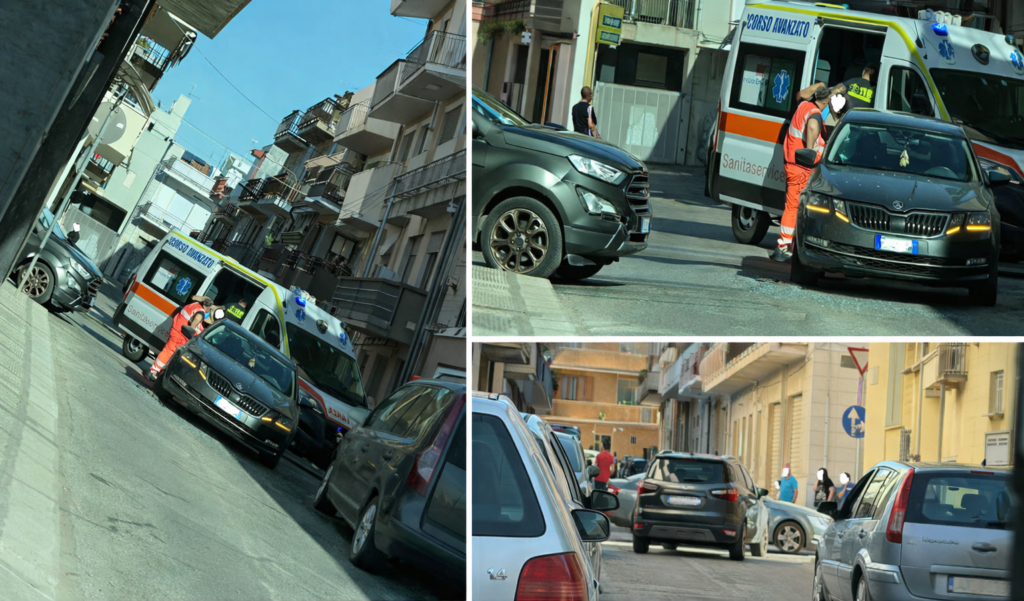 Incidente in via Tateo ad Acquaviva delle Fonti