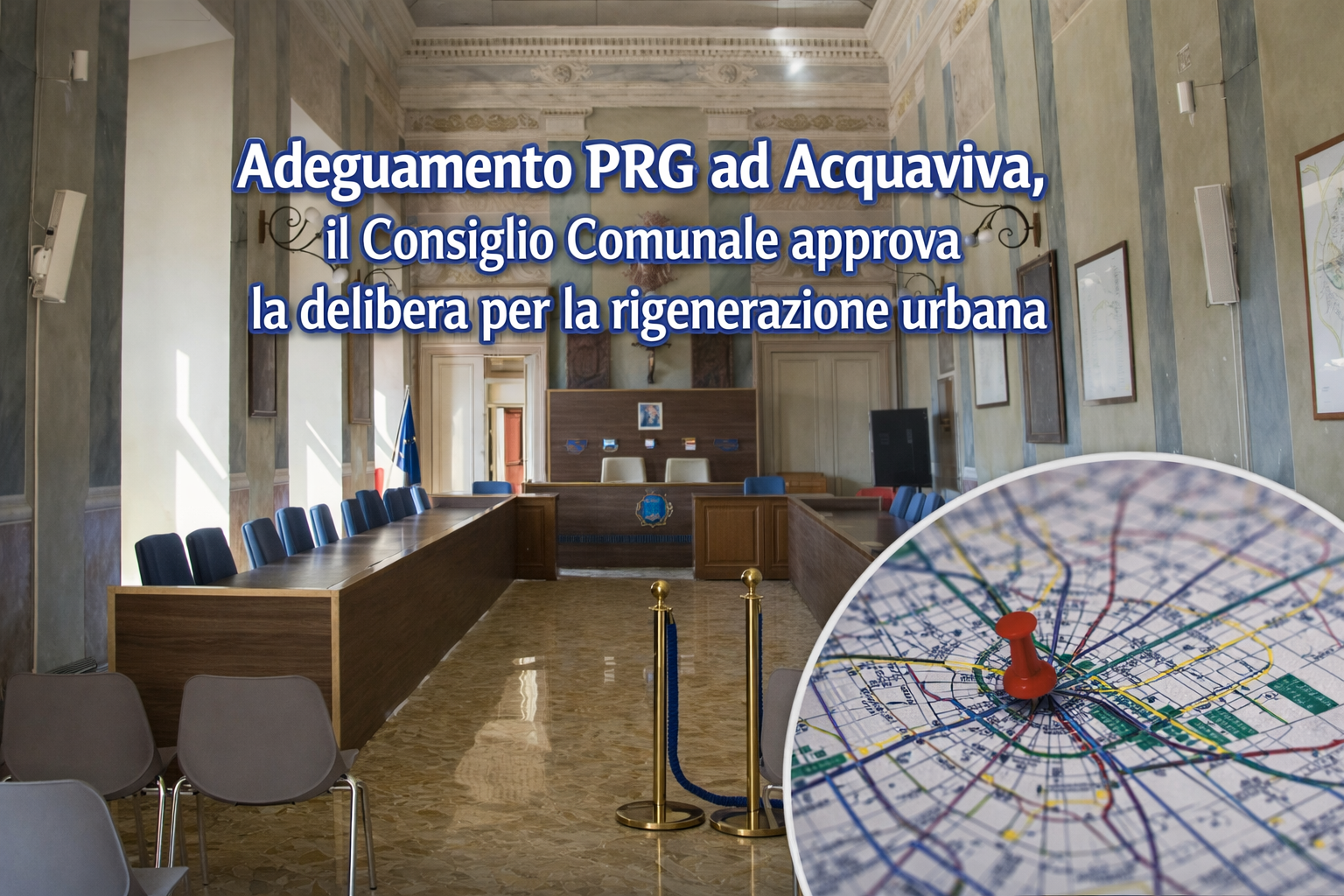 Adeguamento PRG ad Acquaviva, il Consiglio Comunale approva la delibera per la rigenerazione urbana 2 Consiglio comunale approva l’adeguamento PRG ad Acquaviva delle Fonti per la rigenerazione urbana