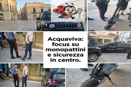 Monopattini, 4 controlli mirati ad Acquaviva delle Fonti tra prevenzione e sicurezza 6 Monopattini, 4 controlli mirati ad Acquaviva delle Fonti tra prevenzione e sicurezza