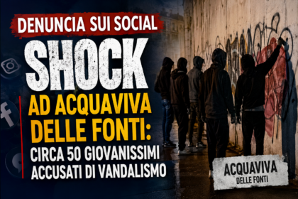Denuncia sui social ad Acquaviva delle Fonti