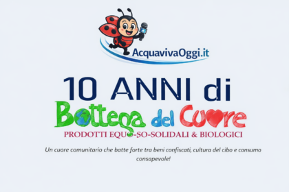 0 anni della Bottega del Cuore ad Acquaviva delle Fonti