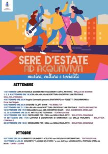 Sere d’Estate 2026 ad Acquaviva, oltre 50 eventi tra cultura, musica e inclusione