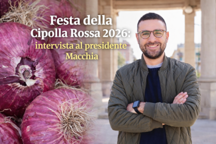 Festa della Cipolla Rossa 2026: intervista al presidente Macchia 10 Festa della Cipolla Rossa di Acquaviva 2026: “La Rossa si fa POP!” – intervista esclusiva al presidente Alessandro Macchia