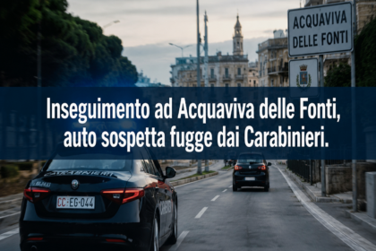 Inseguimento ad Acquaviva delle Fonti