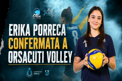 Erika Porreca confermata a OrsaCuti Volley per la stagione 2026/2027 5 Erika Porreca, schiacciatrice OrsaCuti Volley, maglia numero 8, stagione 20262027