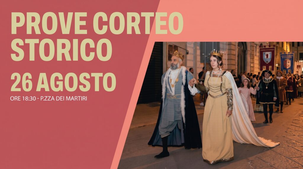 Fiera delle Merci ad Acquaviva – 21 agosto 4 Prove del Corteo Storico: appuntamento il 26 agosto
