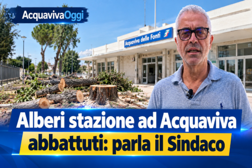 Alberi stazione ad Acquaviva abbattuti: parla il Sindaco 25 🌳 Alberi stazione, parla il sindaco Lenoci